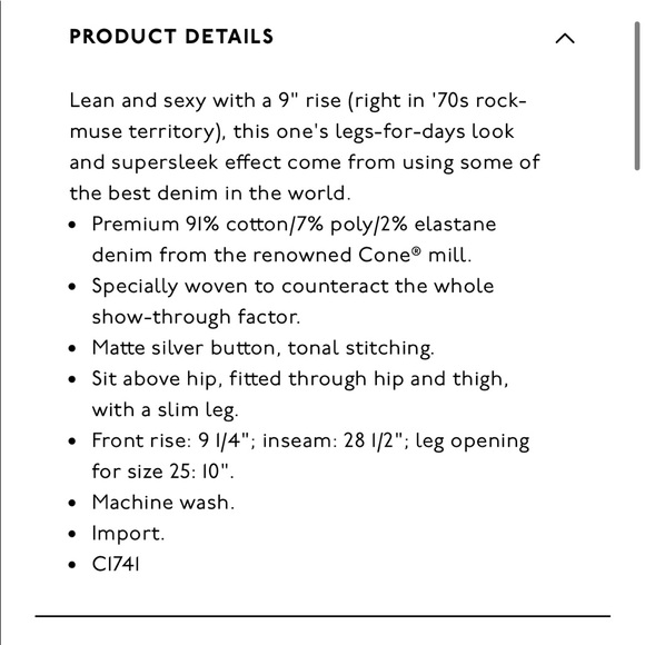 NEW • Madewell • 9 Inch Mid Rise Skinny Jeans - Picture 5 of 8